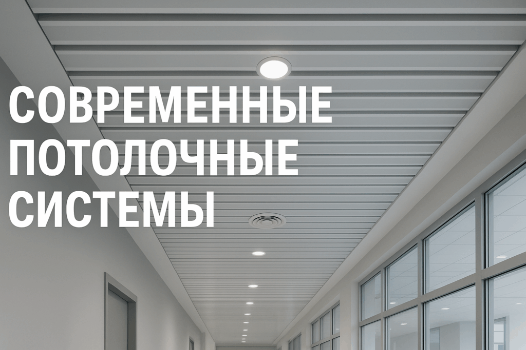 современные потолочные системы